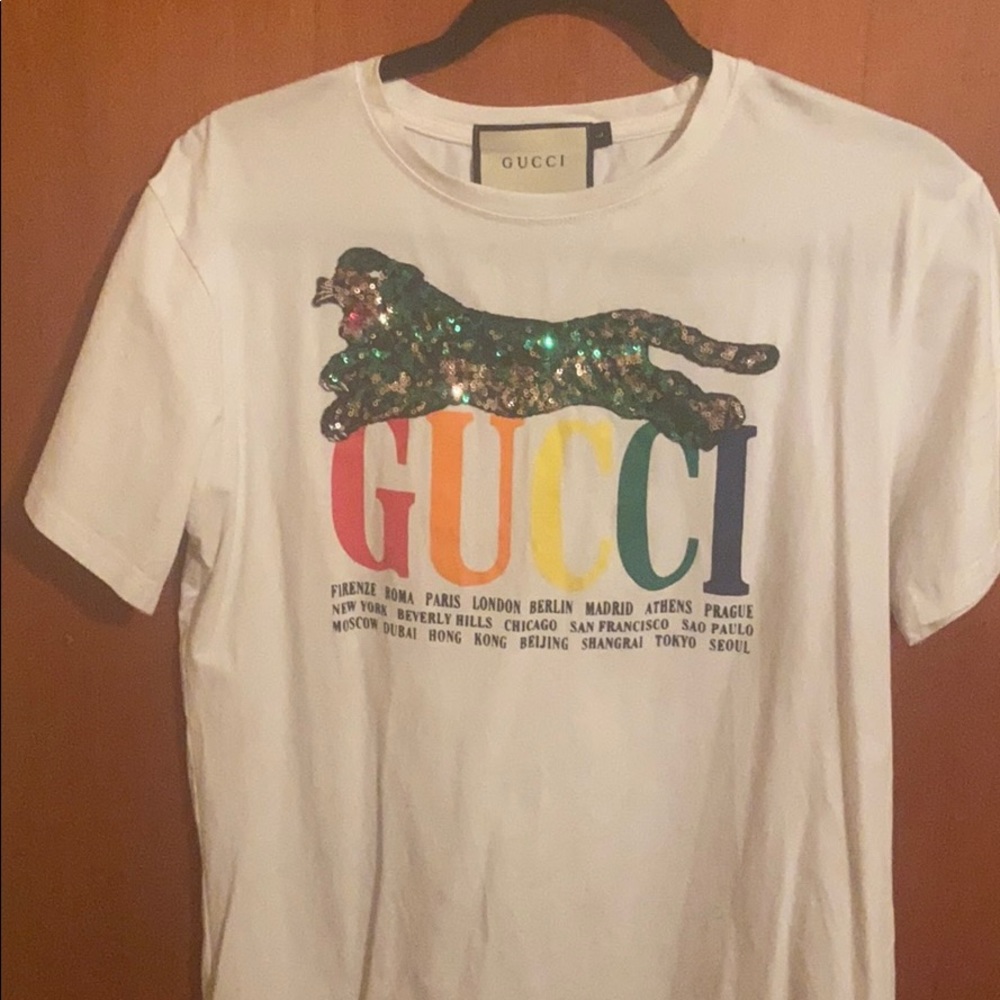Sequin Gucci Tshirt / Woman’s L